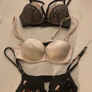 Victoria’s Secret Bras. All size 32B. Barley worn!